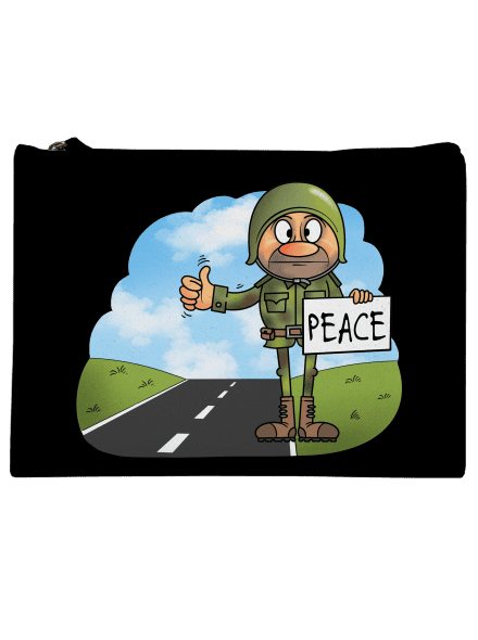 Peace kis táska Black