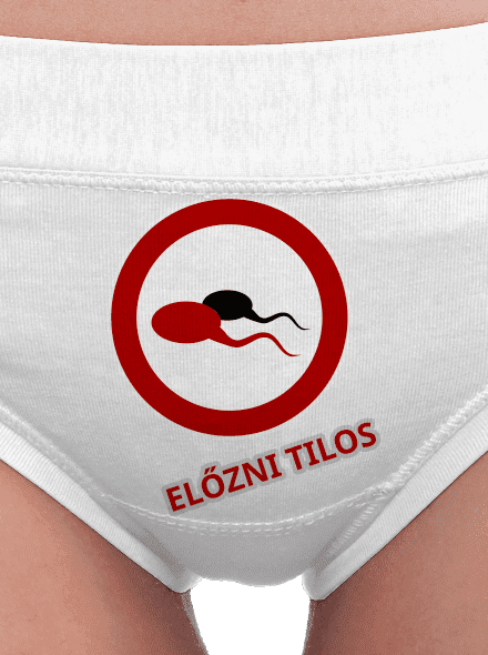 Sperma női bugyik White