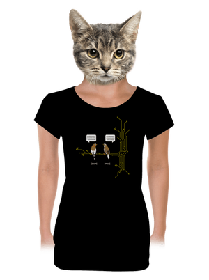 női póló elasztikus alsó szegéllyel