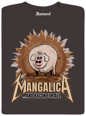 Mangalica férfi hosszú ujjú póló Bear Brown