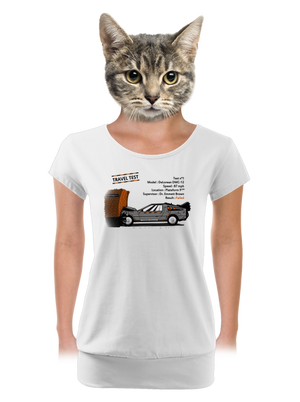 női póló elasztikus alsó szegéllyel