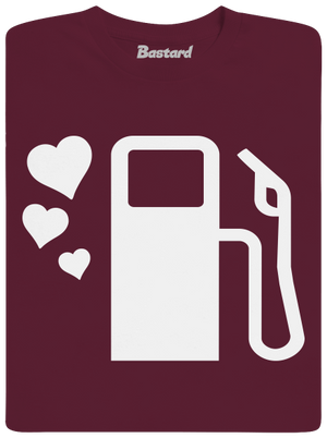 Tele kérem férfi póló Burgundy