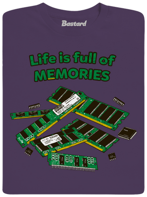 Memóriában tárolva férfi póló Urban Purple