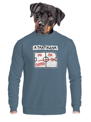 A taktikánk unisex crewneck Nordic Blue