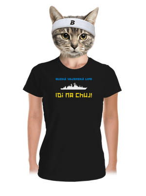  női sportpóló Black