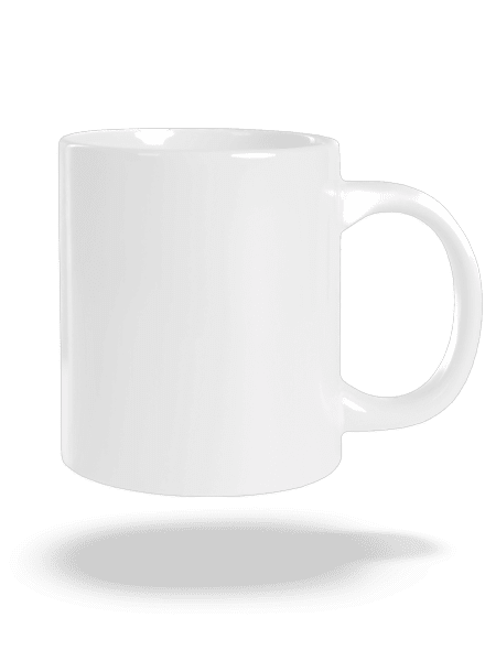 Nyomtatás nélkül nagy bögre White