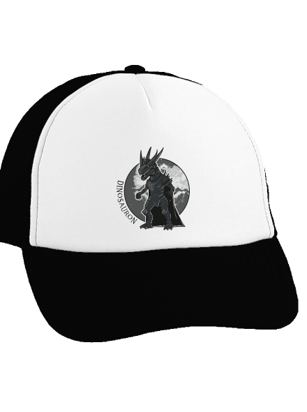 Dinosauron teherautós sapka Black cap
