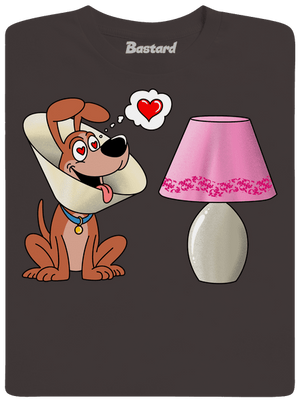 Szerelmes kutya férfi hosszú ujjú póló Bear Brown