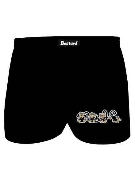 Majmok férfi alsó nadrág Black