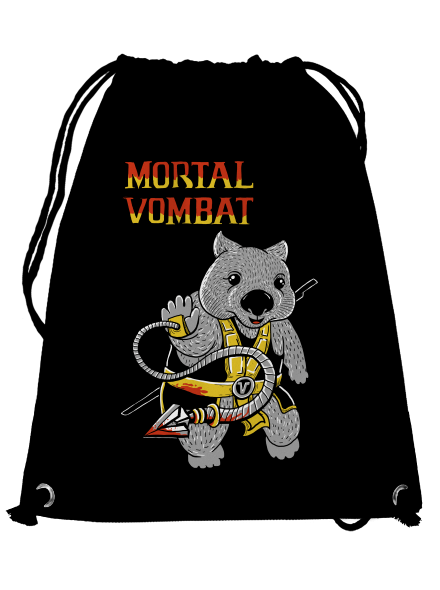 Mortal Vombat hátizsák Black