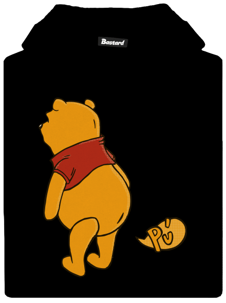 Ups gyerek kenguruzsebes pulóver Black