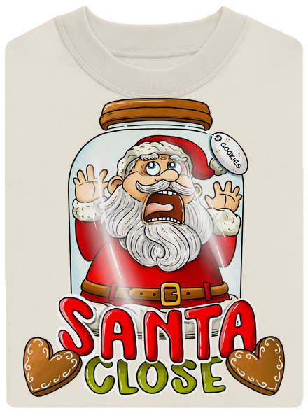 Santa Close unisex crewneck Off White