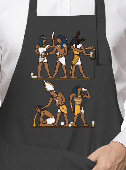 Egyiptomi parti kötény Dark Grey