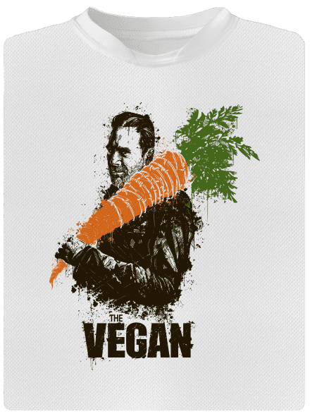 Vegán gyerek sport póló White