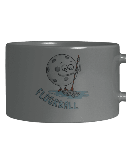 Floorball macaron bögre Grey Macaron