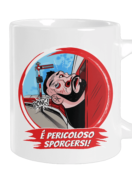 É pericoloso sporgersi nagy bögre White