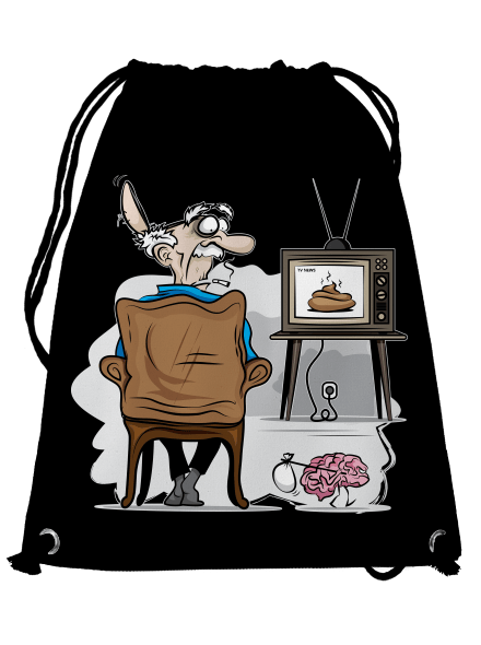 TV News hátizsák Black
