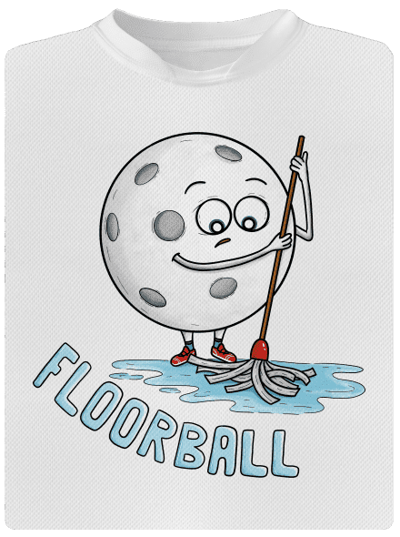 Floorball gyerek sport póló White