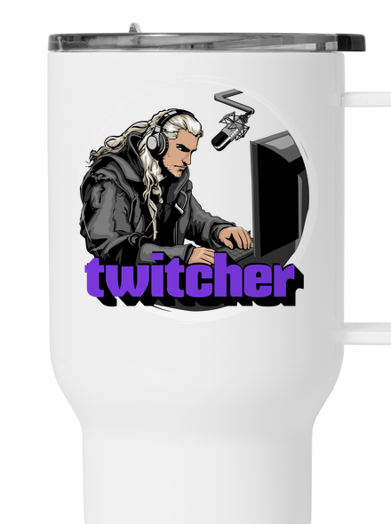 Twitcher termosz bögre White