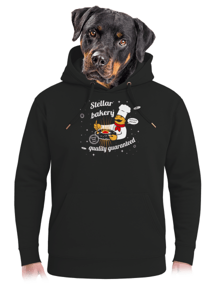 Stellar bakery unisex prémium pulóver Dark Black