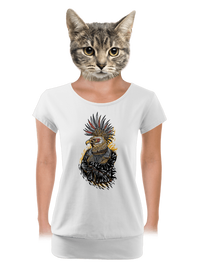 női póló elasztikus alsó szegéllyel