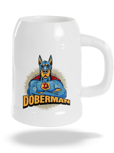 Doberman söröskorsó White