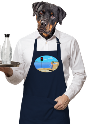 Biztonságos úszás kötény Navy