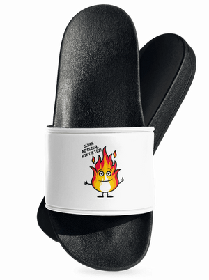 Olyan az eszem, mint a tűz! papucs White