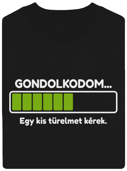 Gondolkodom unisex crewneck Black