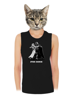 Star dance női bővített trikó Black