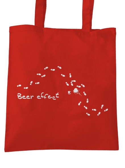 Beer effect táska Bright Red