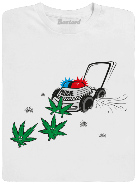 Ganja bust férfi póló White