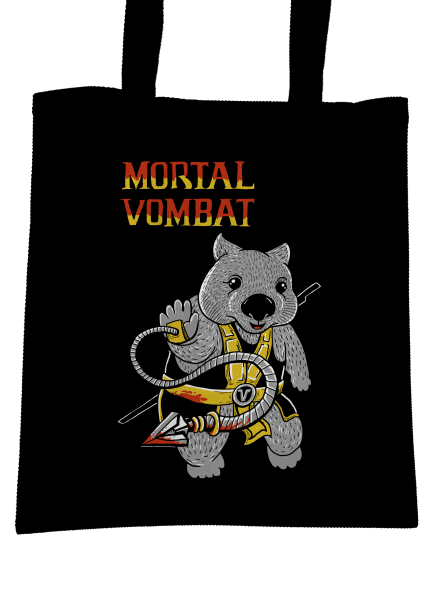 Mortal Vombat táska Black