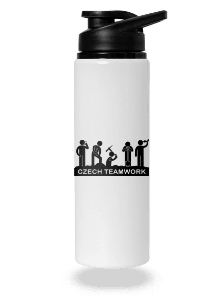 Czech Teamwork kulacs White