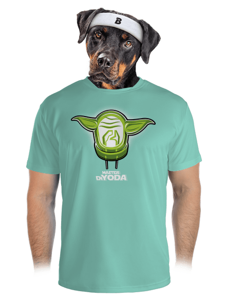 Master DiYoda férfi sportpóló Mint Mal