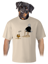 unisex túlméretezett póló