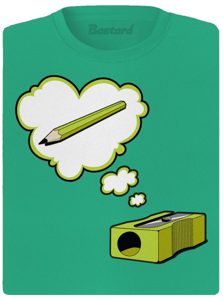 Ceruza és hegyező női sportpóló Mint Mal