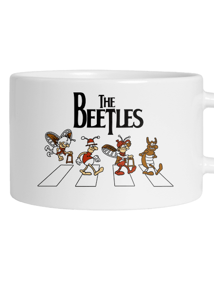 Beatles macaron bögre White