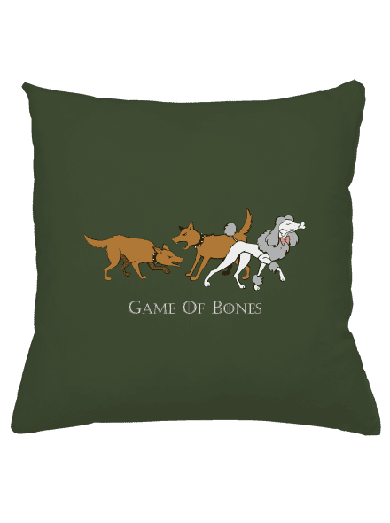 Game of Bones párna Olive Green