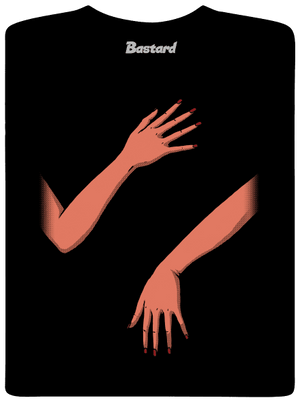 Nyugtalan kezek férfi hosszú ujjú póló Black