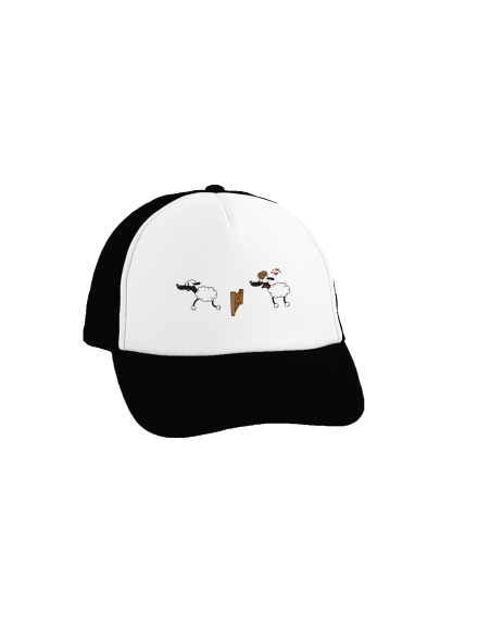 Sheeps in love teherautós sapka Black cap