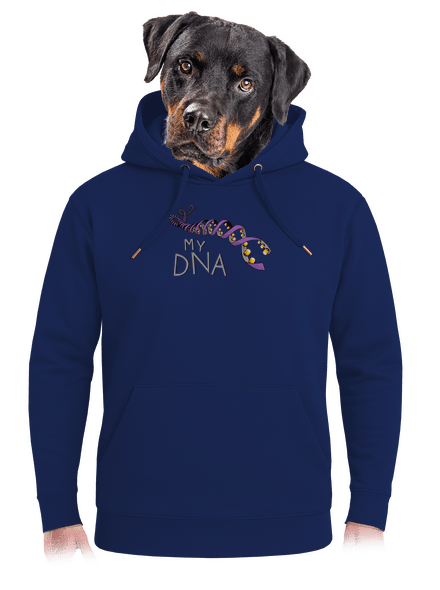 My DNA unisex prémium pulóver Navy