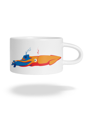 Polip macaron bögre White