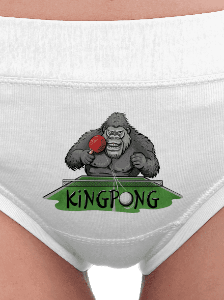 King pong női bugyik White