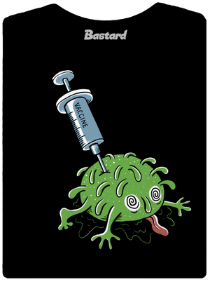 Elakadt covid prémium női póló Black