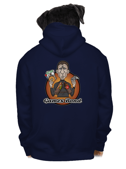 Games Bond cipzáras férfi pulóver Navy