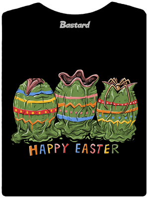 Happy easter prémium női póló Black