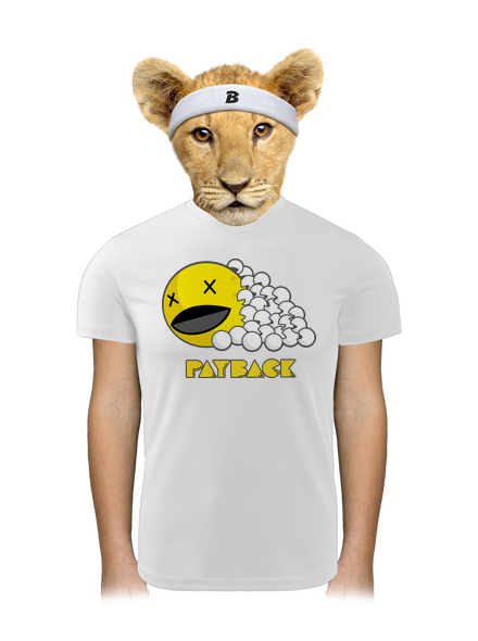 Payback gyerek sport póló White