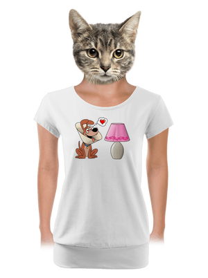 női póló elasztikus alsó szegéllyel