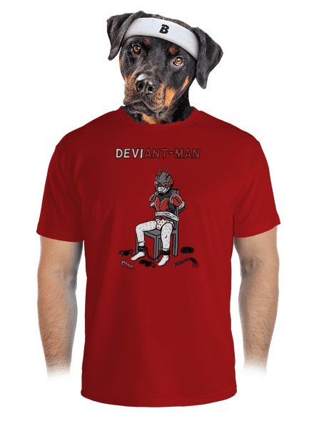 DeviAnt-man férfi sportpóló Red Mal